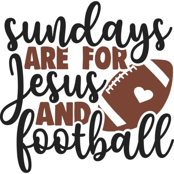 Sundays are for Jesus and football Thumbnail