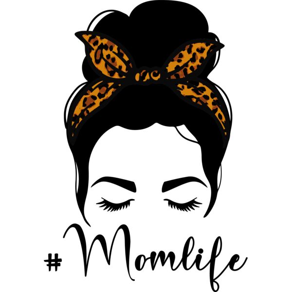 messy bun momlife leopard svg 6 1  Thumbnail