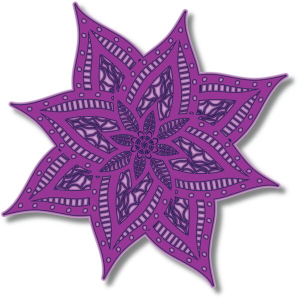 Multi Layer Flower Mandala SVG Thumbnail