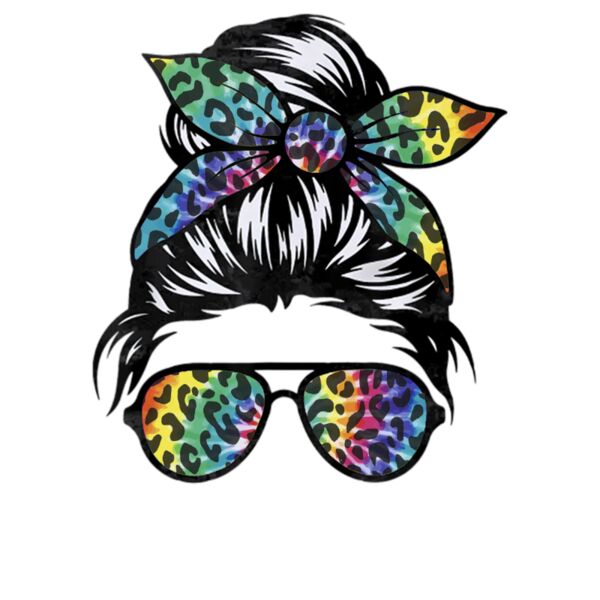 Tie dye Mesy Bun 1 Thumbnail