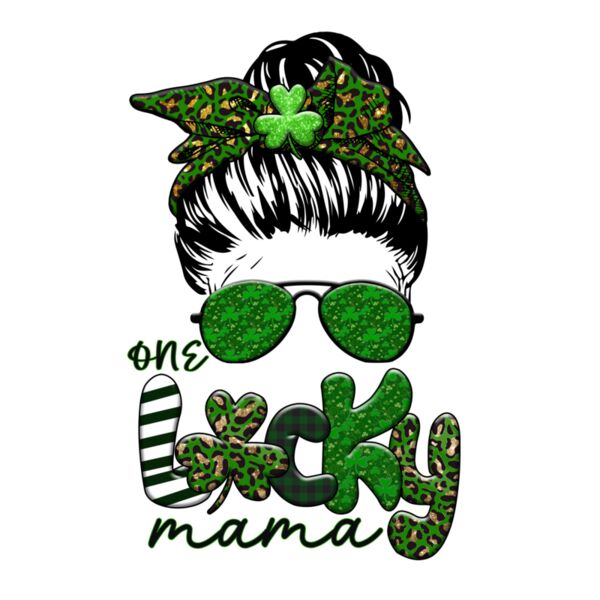 One Lucky mama sublimation Thumbnail