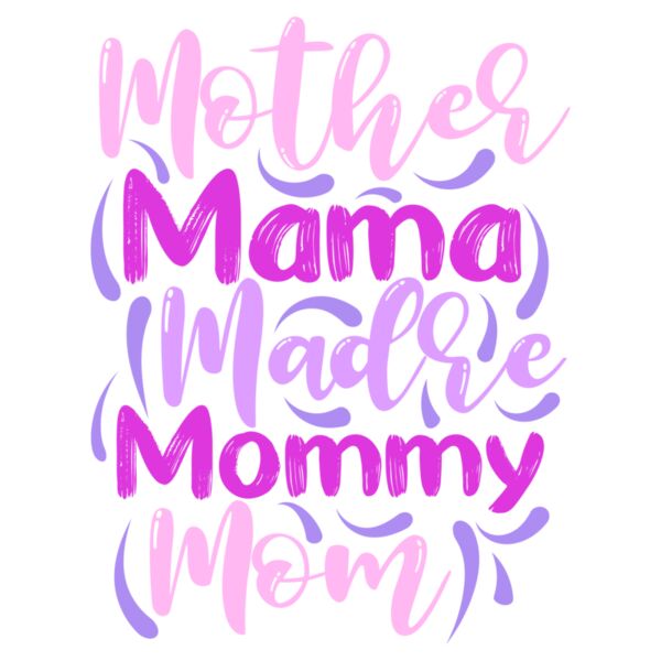 Mother Mama Madre Mommy Mom   Mothers Day T shirt Design Thumbnail