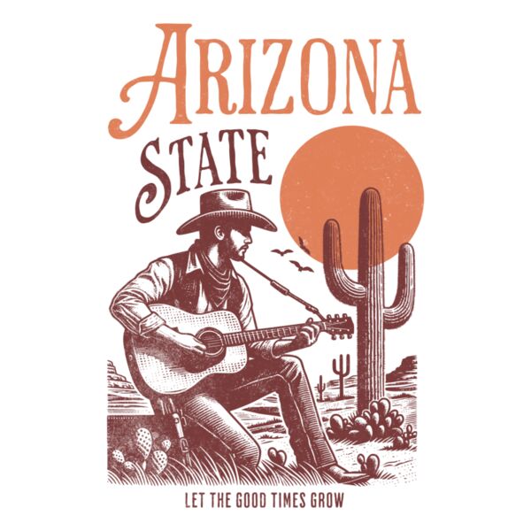 Arizona State   Cowboy Vintage Western  Thumbnail