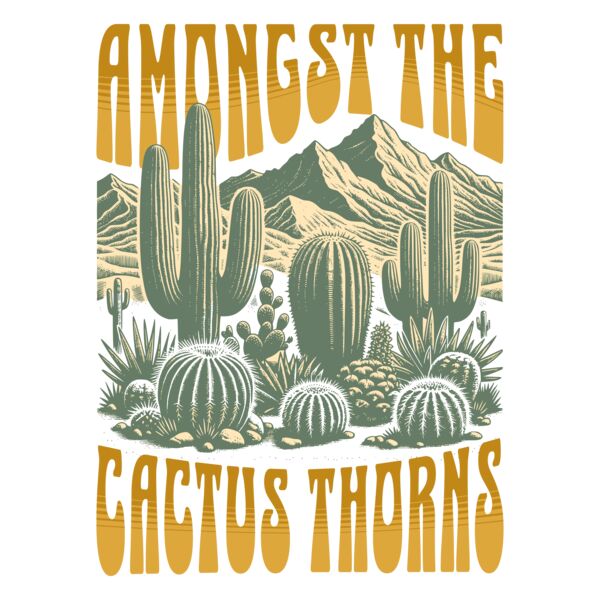 Amongst the Cactus Thorns   Desert Cacti Summer Thumbnail