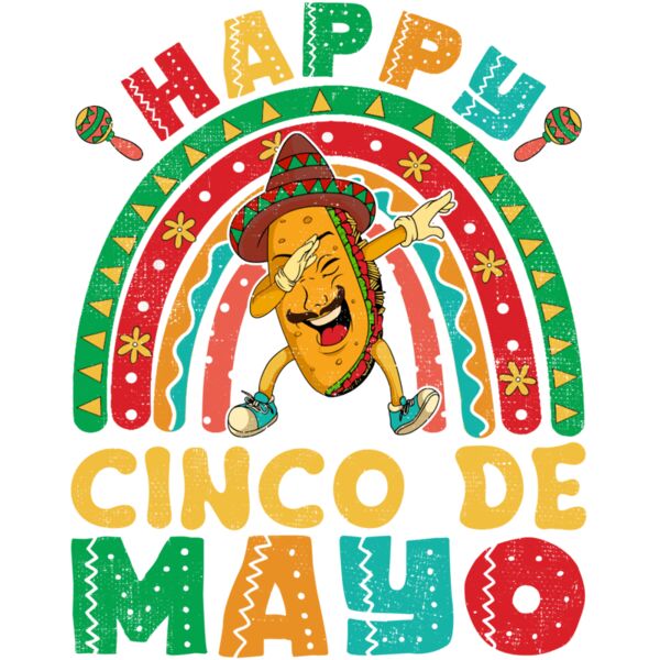 3  Happy Cinco De Mayo Shirt For Fiesta Funny Tacos Dabbing Thumbnail
