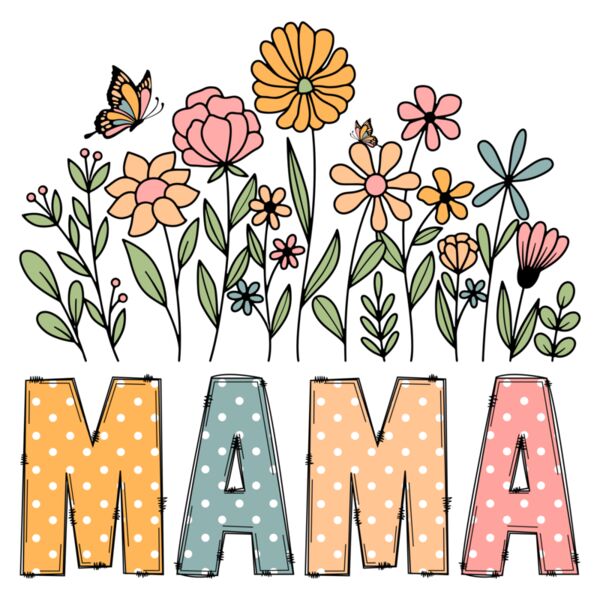 Mama with flower Thumbnail