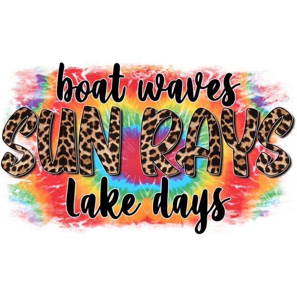 Boat Waves Sun Rays Lake Days Thumbnail