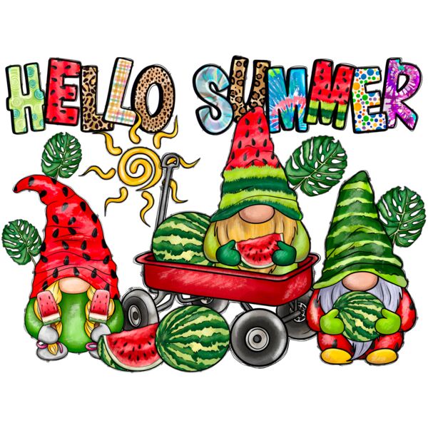 HelloSummerWatermeloneGnome Thumbnail