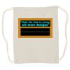 Canvas Drawstring Backpack Thumbnail